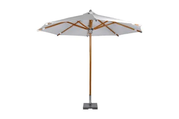 Lyon Parasoll 300 cm Olefin Offwhite - Fritab - Utemöbler & utemiljö - Solskydd - Parasoll