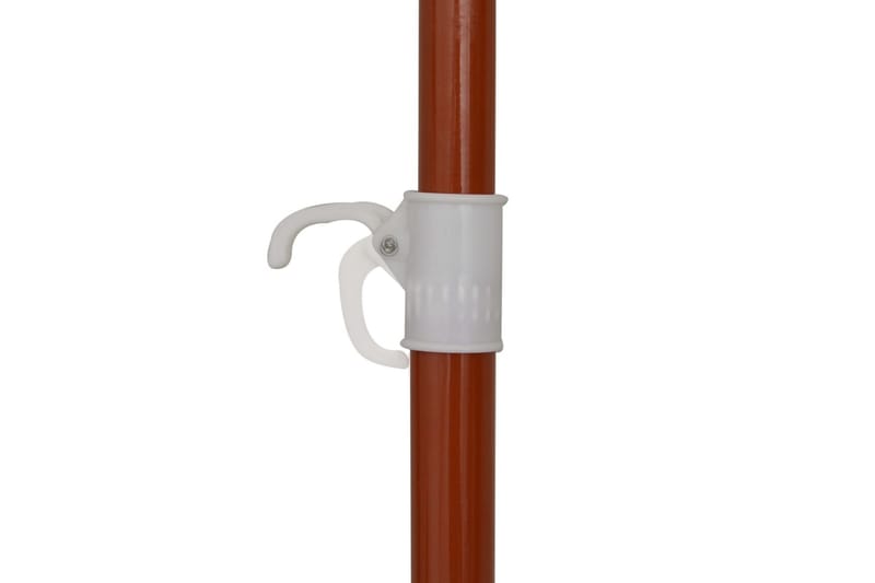 Parasoll med stålstång 240 cm taupe - Brun - Parasoll