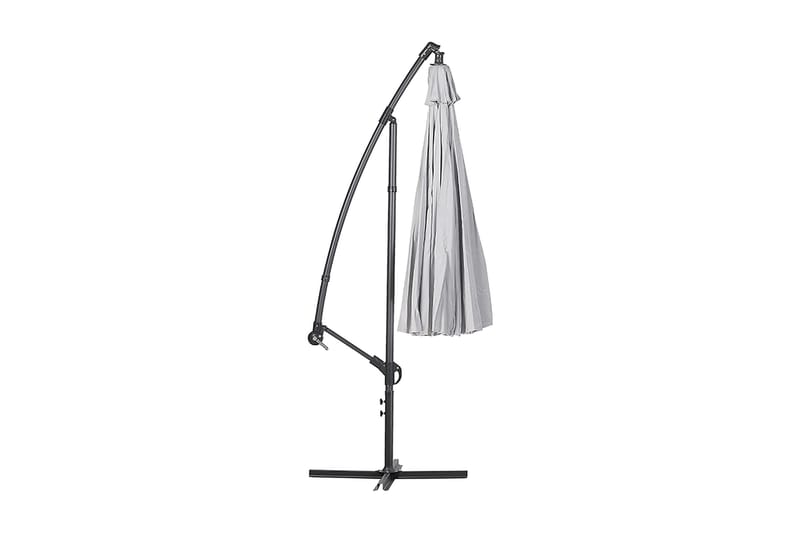 Parasoll Calabria Ii 235 cm - Ljusgrå - Utemöbler & utemiljö - Solskydd - Parasoll