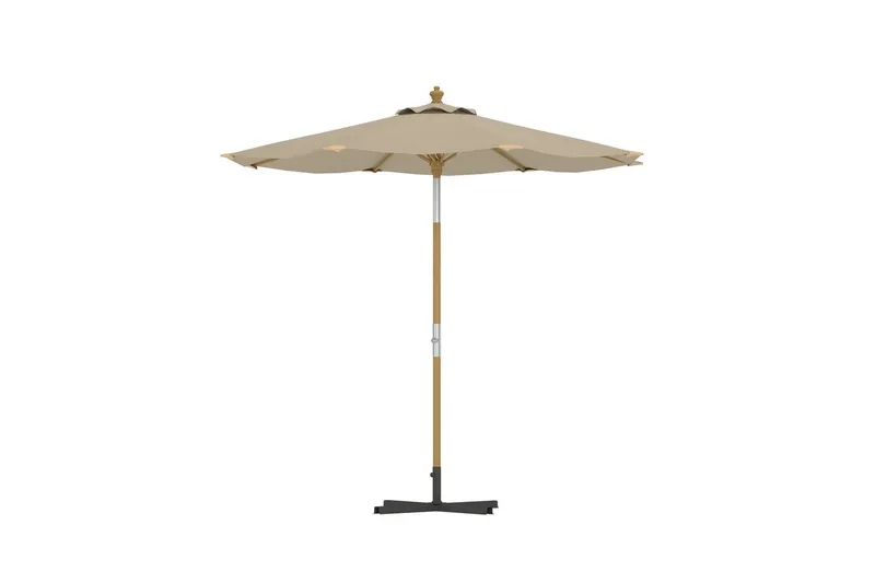 Parasoll Cerox 270 cm Utomhus - ljusgul - Utemöbler & utemiljö - Solskydd - Parasoll - Balkongparasoll