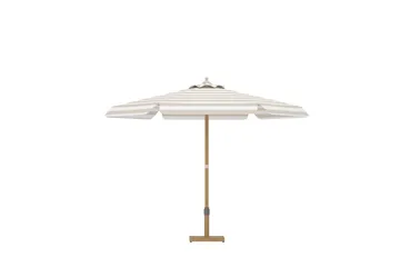 Parasoll Cerox 270 cm Utomhus - vit, randig - Utemöbler & utemiljö - Solskydd - Parasoll - Balkongparasoll