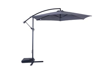 Parasoll för utomhusbruk PALMA Ø3 m - grå - Utemöbler & utemiljö - Solskydd - Parasoll - Hängparasoll