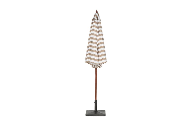 Parasoll Ferentillo 245 cm - Beige/Brun - Utemöbler & utemiljö - Solskydd - Parasoll