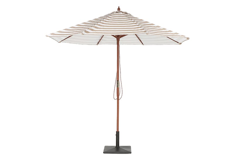 Parasoll Ferentillo 245 cm - Beige/Brun - Utemöbler & utemiljö - Solskydd - Parasoll