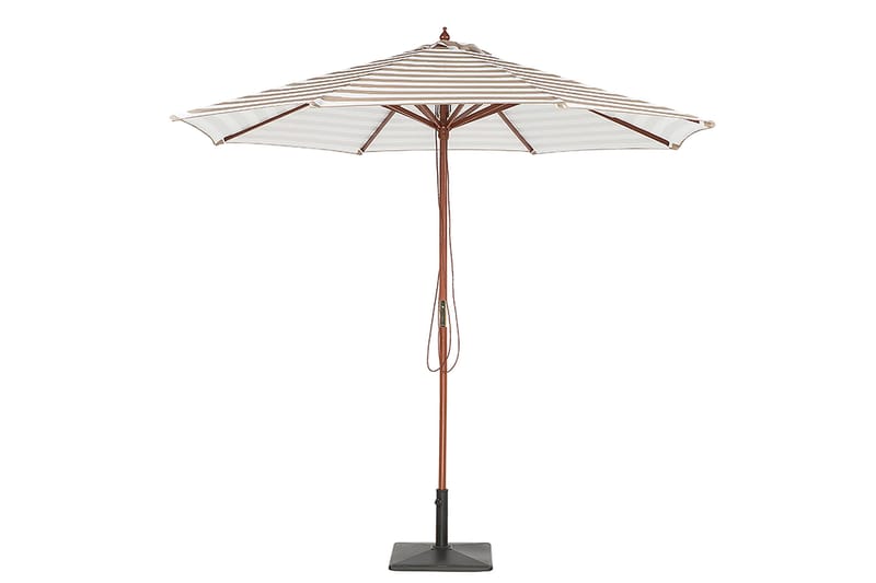 Parasoll Ferentillo 245 cm - Beige/Brun - Utemöbler & utemiljö - Solskydd - Parasoll