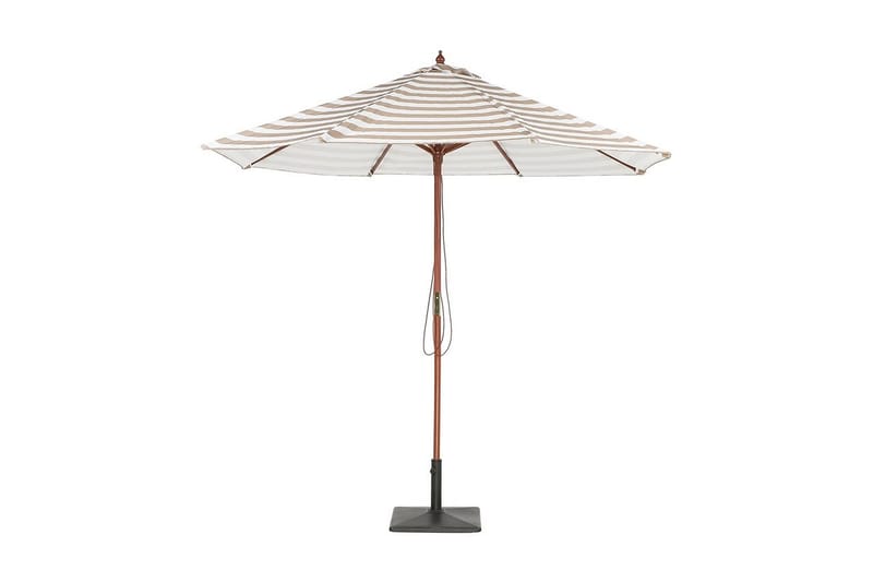 Parasoll Ferentillo 245 cm - Beige/Brun - Utemöbler & utemiljö - Solskydd - Parasoll