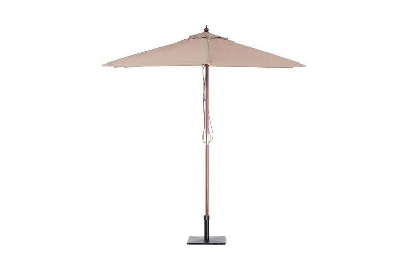 Parasoll Flamenco 244 cm - Ljusbrun - Utemöbler & utemiljö - Solskydd - Parasoll