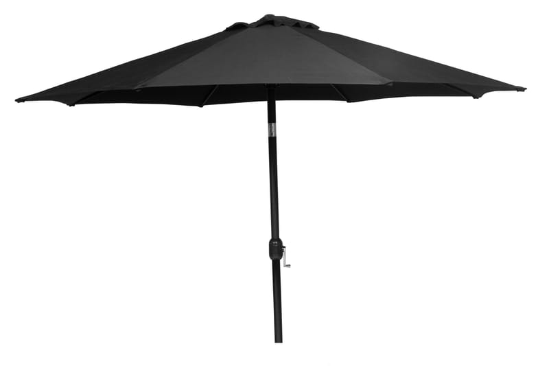 Parasoll Hillerstorp 300 cm ALU Svart - aluminium och polyester - Utemöbler & utemiljö - Solskydd - Parasoll