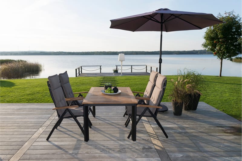 Parasoll Hillerstorp 300 cm ALU Taupe - aluminium och polyester - Utemöbler & utemiljö - Solskydd - Parasoll