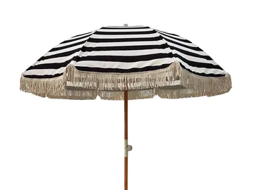 Parasoll Hillerstorp Parasoll 200 cm - Svartvit - Utemöbler & utemiljö - Solskydd - Parasoll - Strandparasoll