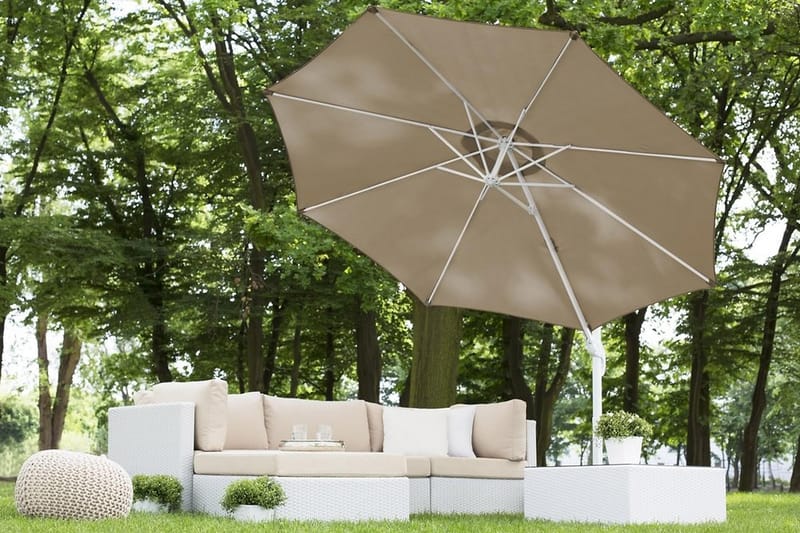 Parasoll Savona 240 cm - Brun - Utemöbler & utemiljö - Solskydd - Parasoll
