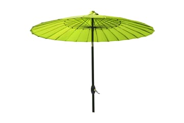 Parasoll SHANGHAI D213cm med vev aluminiumben - Grön/Svart - Utemöbler & utemiljö - Solskydd - Parasoll