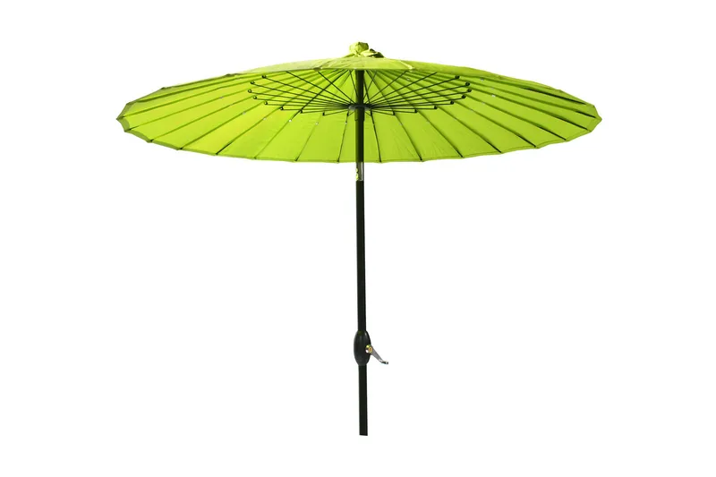 Parasoll SHANGHAI D213cm med vev aluminiumben - Grön/Svart - Utemöbler & utemiljö - Solskydd - Parasoll