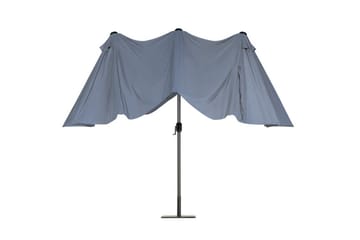 Parasoll Sibilla 247 cm - Grå - Utemöbler & utemiljö - Solskydd - Parasoll