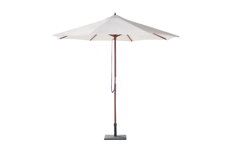 Parasoll Toscana 237 cm - Vit - Utemöbler & utemiljö - Solskydd - Parasoll - Strandparasoll