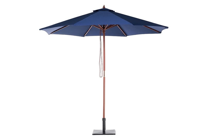 Parasoll Toscana Ii 254 cm - Blå - Utemöbler & utemiljö - Solskydd - Parasoll