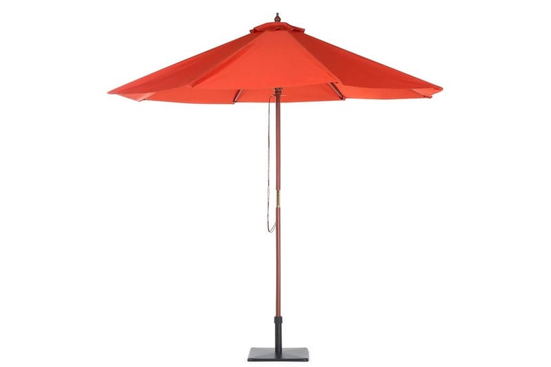 Parasoll Toscana Ii 254 cm - Röd - Utemöbler & utemiljö - Solskydd - Parasoll