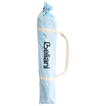 Parasoll utomhus 155 cm Mondello - vit/blå - Utemöbler & utemiljö - Solskydd - Parasoll - Strandparasoll