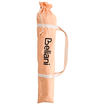 Parasoll utomhus 155 cm Mondello - vit/orange - Utemöbler & utemiljö - Solskydd - Parasoll - Strandparasoll