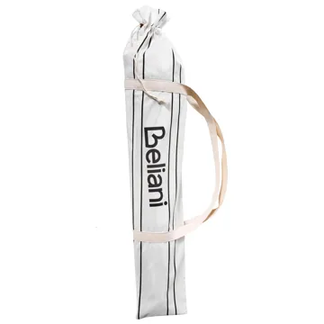 Parasoll utomhus 155 cm Mondello - vit/svart - Utemöbler & utemiljö - Solskydd - Parasoll - Strandparasoll