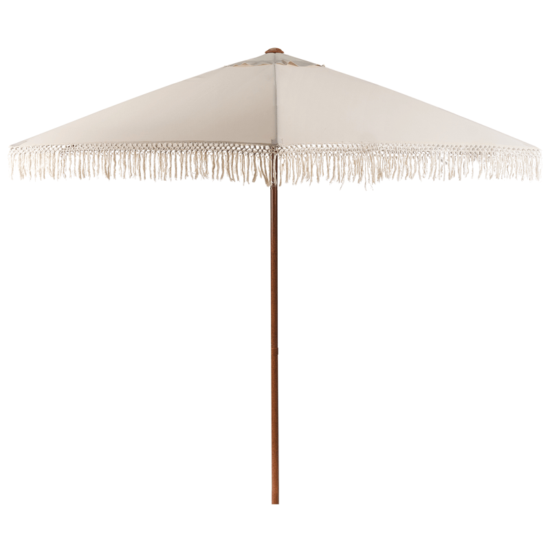 Parasoll utomhus 258 cm Murasa, beige/brun