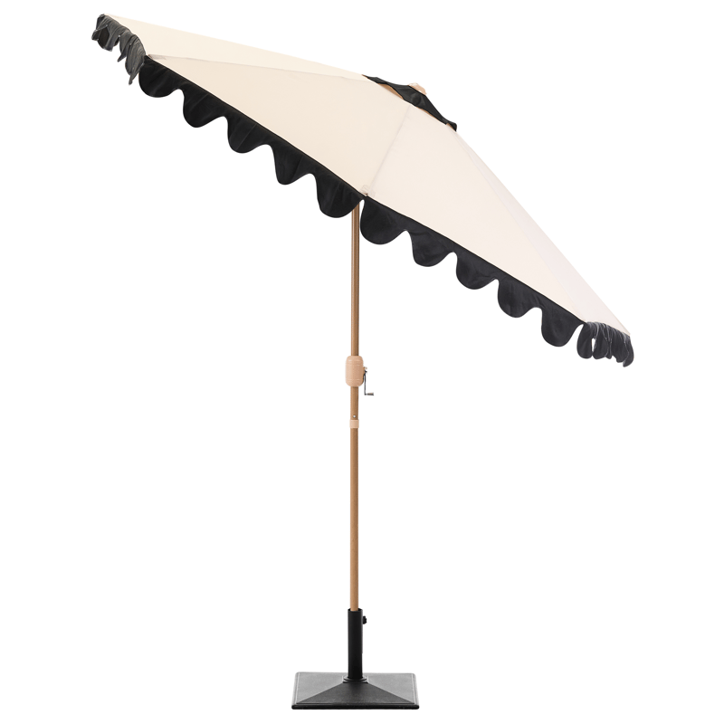Parasoll utomhus 270 cm Isolotto - beige/brun/svart - Utemöbler & utemiljö - Solskydd - Parasoll - Balkongparasoll