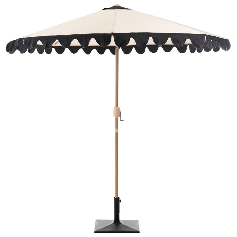 Parasoll utomhus 270 cm Isolotto - beige/brun/svart - Utemöbler & utemiljö - Solskydd - Parasoll - Balkongparasoll