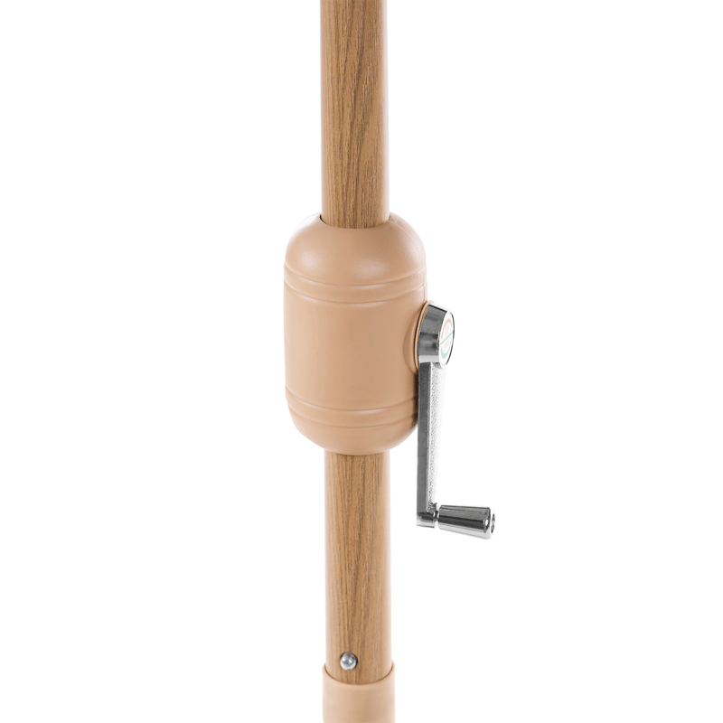 Parasoll utomhus 270 cm Isolotto - grå/brun/svart - Utemöbler & utemiljö - Solskydd - Parasoll - Balkongparasoll