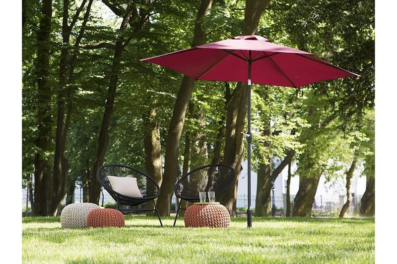Parasoll Varese 230 cm - Röd - Utemöbler & utemiljö - Solskydd - Parasoll