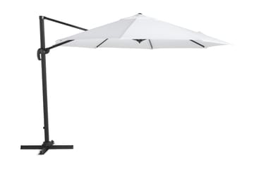 Parasoll Vienna Lyx 350 cm - Vit|Svart - Utemöbler & utemiljö - Solskydd - Parasoll