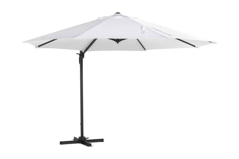 Parasoll Vienna Lyx 350 cm - Vit|Svart - Utemöbler & utemiljö - Solskydd - Parasoll