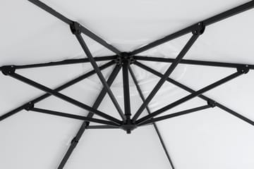 Parasoll Vienna Lyx 350 cm - Vit|Svart - Utemöbler & utemiljö - Solskydd - Parasoll