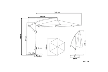 Ravenna Parasoll 240 cm - Beige - Utemöbler & utemiljö - Solskydd - Parasoll