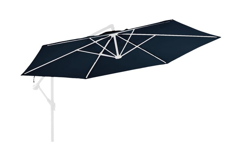 Reservtyg för frihängande parasoll blå 350 cm - Parasoll