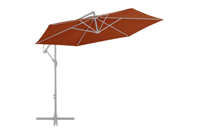 Reservtyg för frihängande parasoll terrakotta 300 cm - Hängparasoll