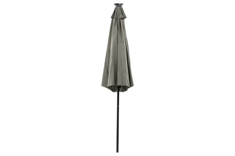 Sabal Parasoll 270 cm med LED - Grå - Utemöbler & utemiljö - Solskydd - Parasoll