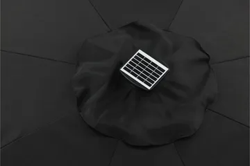 Sabal Parasoll 270 cm med LED - Svart - Utemöbler & utemiljö - Solskydd - Parasoll