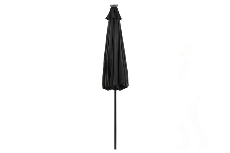 Sabal Parasoll 270 cm med LED, Svart