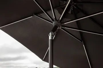 Sabal Parasoll 270 cm med LED - Svart - Utemöbler & utemiljö - Solskydd - Parasoll