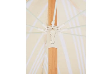 Parasoll Teulon 150 cm - Gul/Vit/Ljusbrun - Utemöbler & utemiljö - Solskydd - Parasoll
