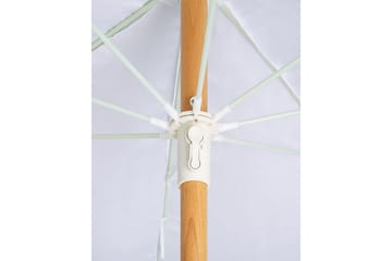 Parasoll Teulon 150 cm - Vit/Ljusbrun - Utemöbler & utemiljö - Solskydd - Parasoll