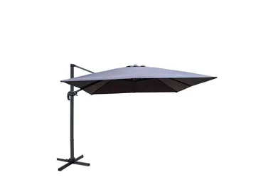 Uteparasoll Miami fristående 3x3 m - grå - Utemöbler & utemiljö - Solskydd - Parasoll - Hängparasoll