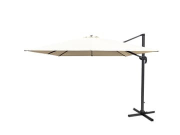 Uteparasoll Miami fristående 3x3 m - sand - Utemöbler & utemiljö - Solskydd - Parasoll - Hängparasoll