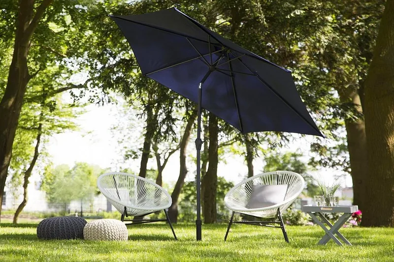 Varese Parasoll 230 cm - Blå - Utemöbler & utemiljö - Solskydd - Parasoll
