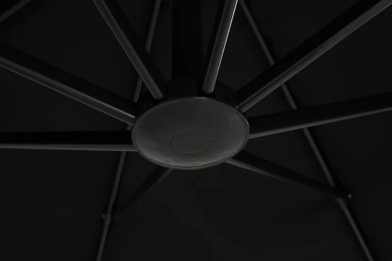 Vienna Lyx Parasoll 3,5 m - Svart - Utemöbler & utemiljö - Solskydd - Parasoll - Hängparasoll