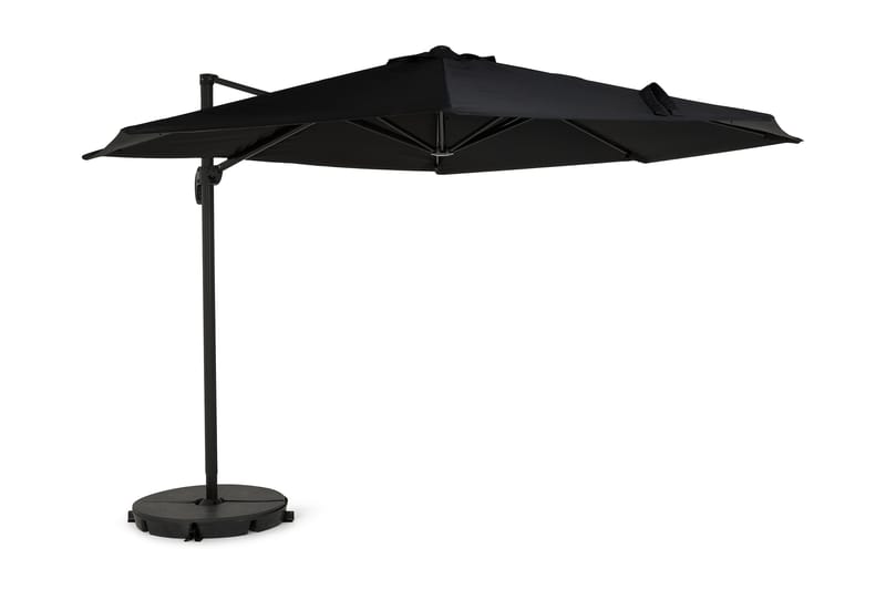 Vienna Lyx Parasoll 3,5 m - Svart - Utemöbler & utemiljö - Solskydd - Parasoll - Hängparasoll