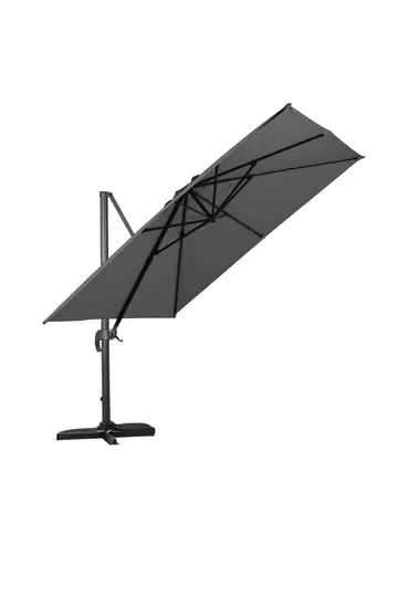 Vienna Stort Hängparasoll 3 m i aluminium - Svart - Utemöbler & utemiljö - Solskydd - Parasoll - Hängparasoll