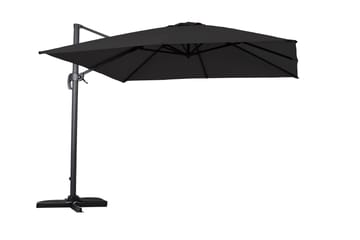 Vienna Stort Hängparasoll 3 m i aluminium - Svart - Utemöbler & utemiljö - Solskydd - Parasoll - Hängparasoll