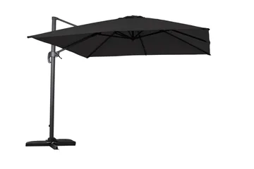Vienna Stort Hängparasoll 3 m i aluminium - Svart - Utemöbler & utemiljö - Solskydd - Parasoll - Hängparasoll