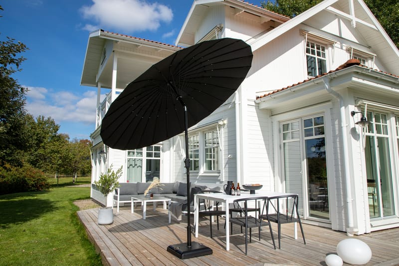Parasoll Palmetto 270 cm Svart - Venture Home - Parasoll